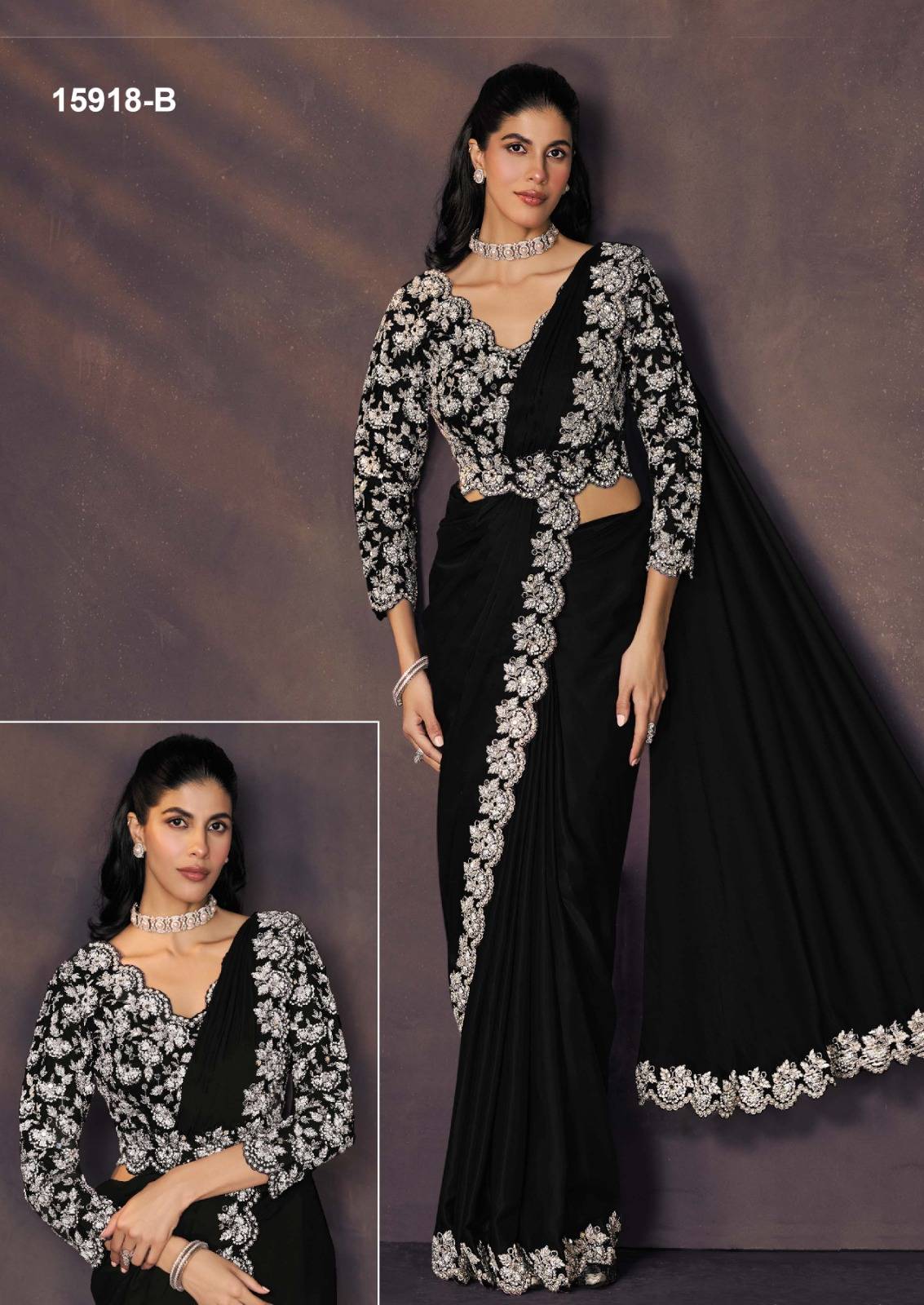 MOHMANTHAN ODYSSEY 15900 by Mahotsav 15907 to 15920 Series Indian Traditional Wear & Occasional Stitched Sarees At Wholesale Price